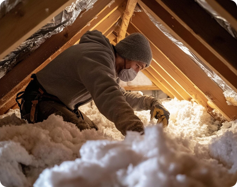 Isolation des Combles à Aluze