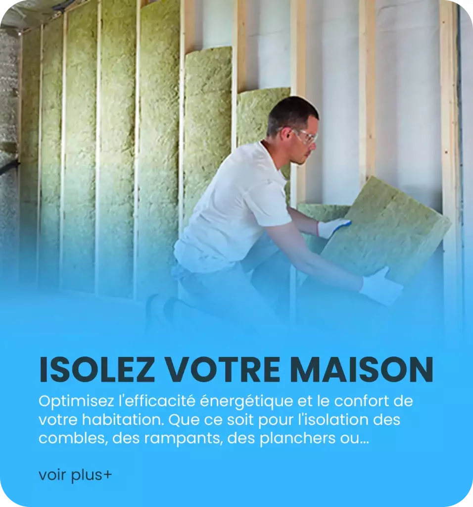 Travaux d’isolation de maison en Saône-et-Loire, incluant l’isolation des combles, des murs et des sols pour une efficacité énergétique optimale.