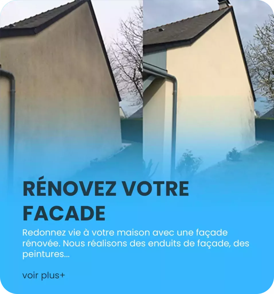 Travaux de rénovation de façade à Chalon-sur-Saône, incluant nettoyage, réparation et peinture pour un extérieur rénové.